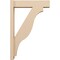 Ekena Millwork 6-in W x 24-in D x 36-in H Funston Block Rough Cedar Woodgrain TimberThane Outlooker, Primed Tan OUTUR060X24X36FST44RCPR - alternate 2